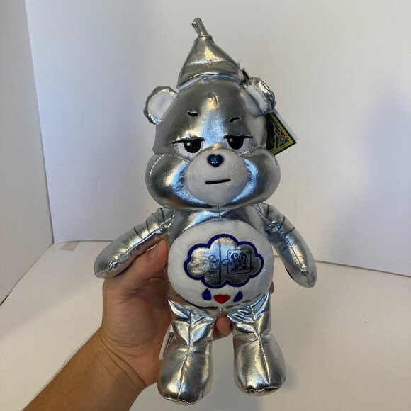Care Bears X Wicked Fun Size 8" Grumpy Bear As Tin Man Tinman Plush Toy NWT - Picture 3 of 6